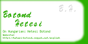 botond hetesi business card